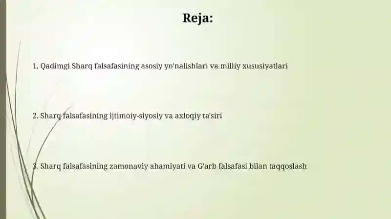 Qadimgi sharq falsafasi va uning milliy yoʻnalishlari 2