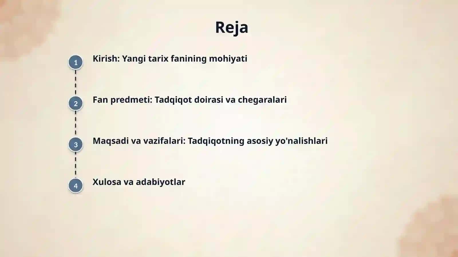 Yangi O'zbekistonning yangi tarixi fanining predmeti, maqsadi va vazifalari 2