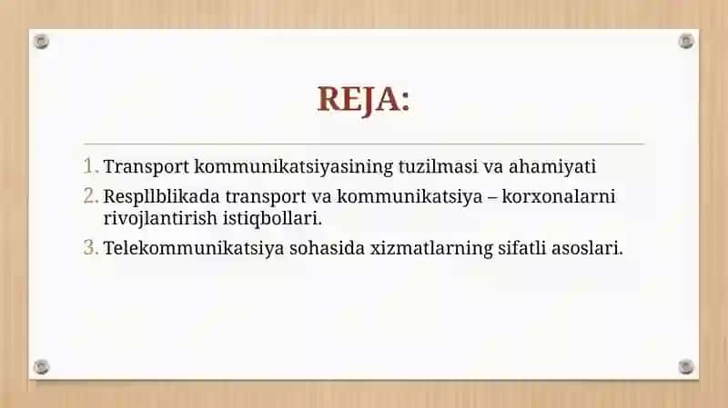 IQTISODlYOTNI RlVOJLANTIRISHDA TRANSPORT MAJMUI 2
