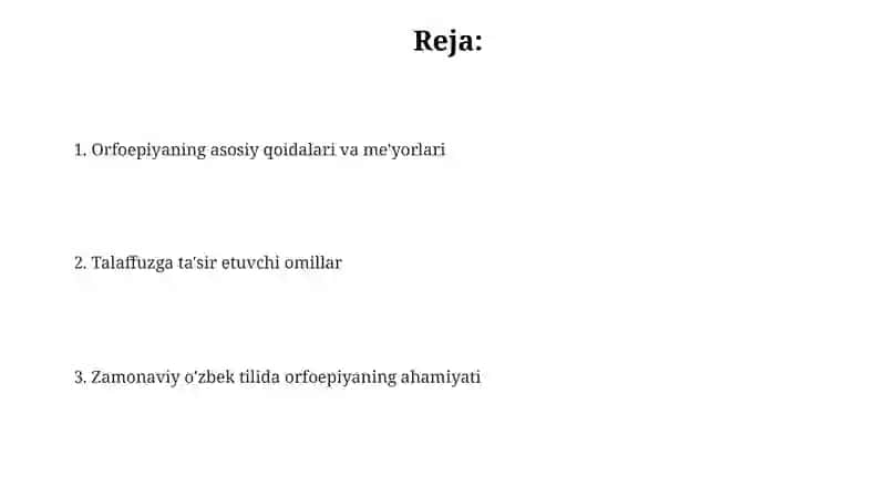 Orfoepiya talaffuz qoidalari va normalari 2