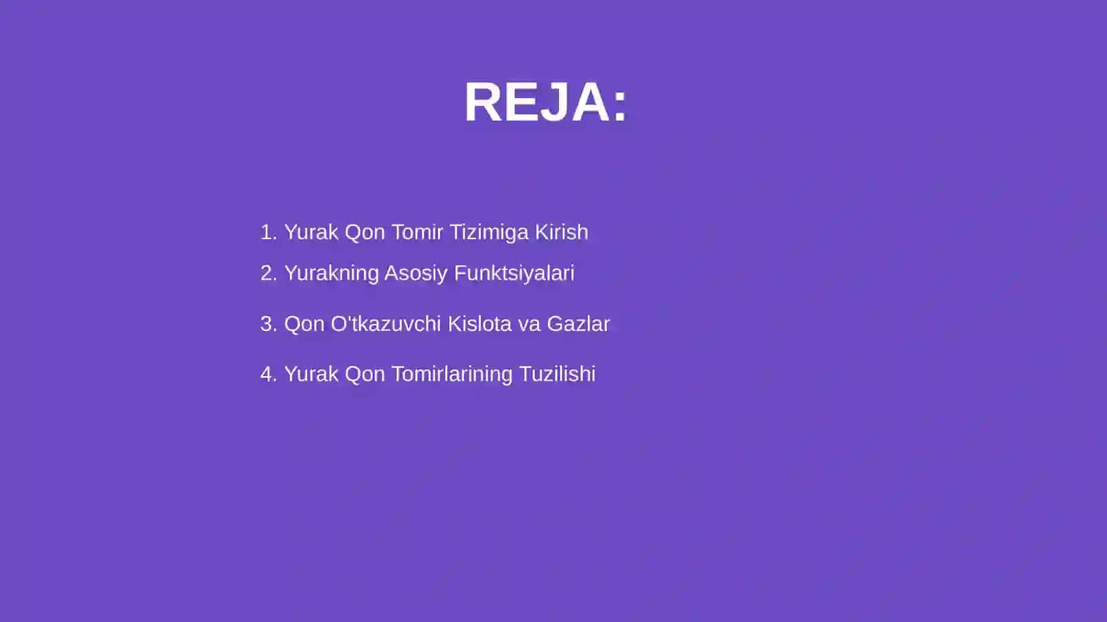 Yurak qon tomir tizimlari 2