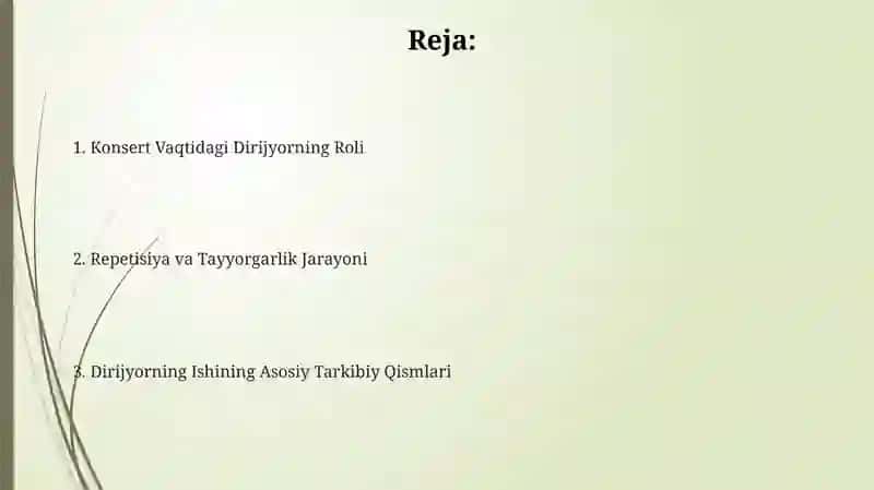 Dirijyorning musiqiy talqini 2