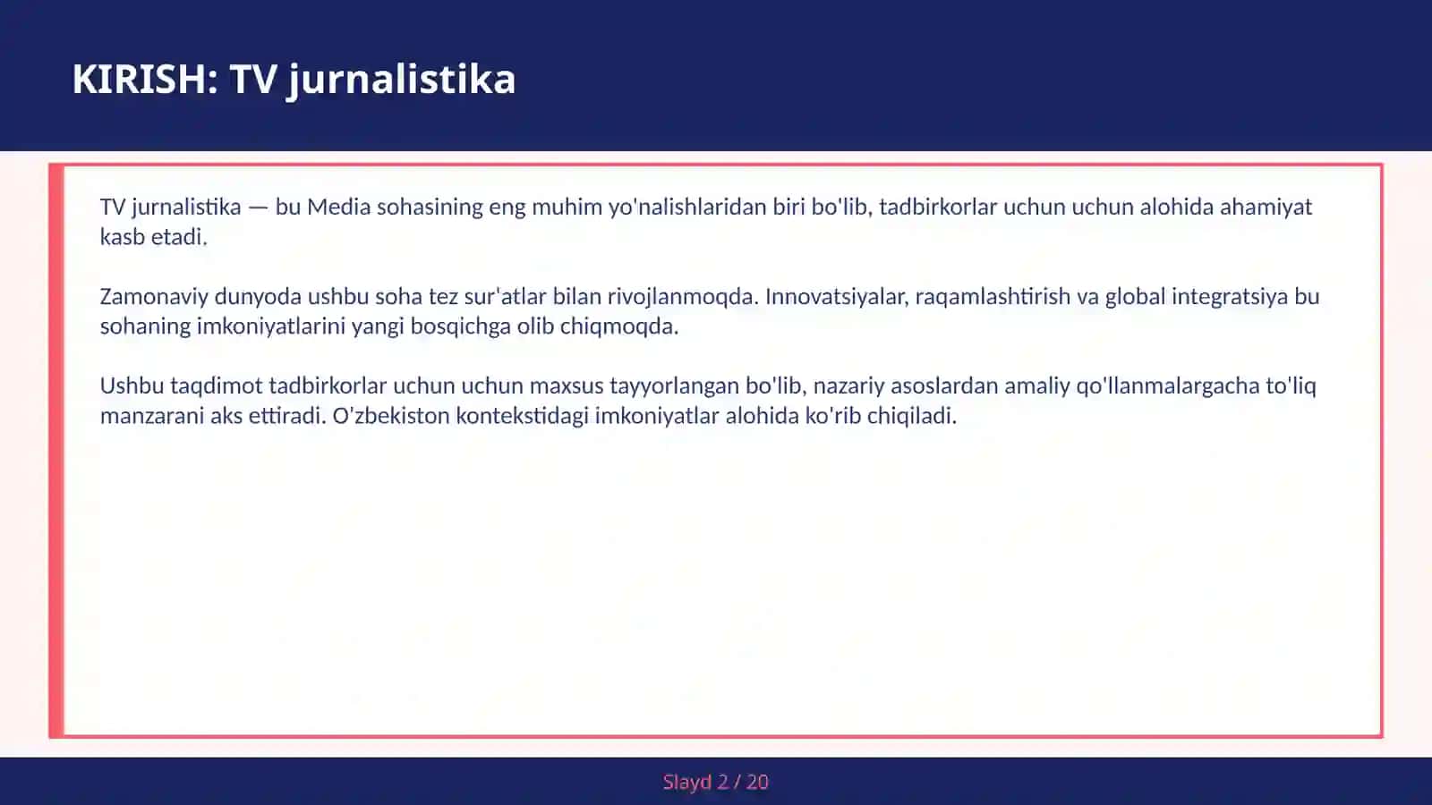 TV JURNALISTIKA 2
