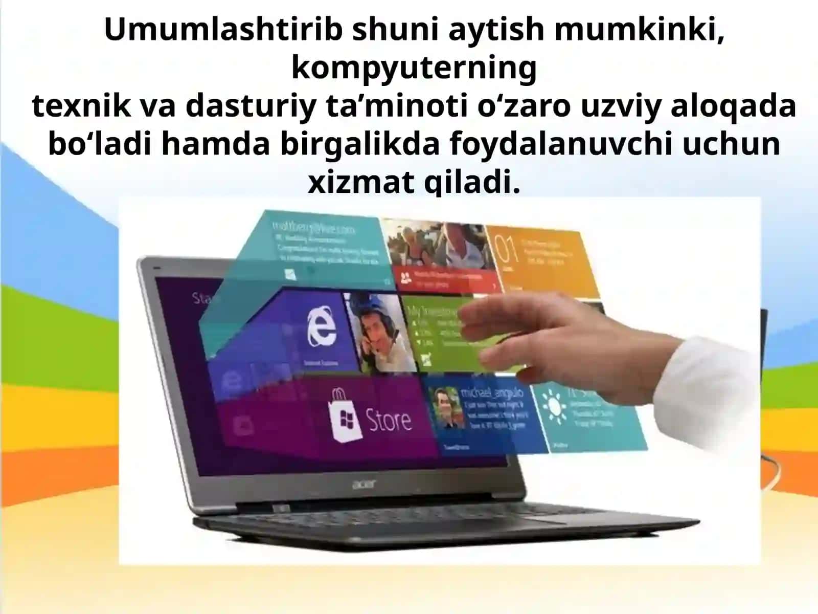 8-sinf Informatika Interfeys haqida 2