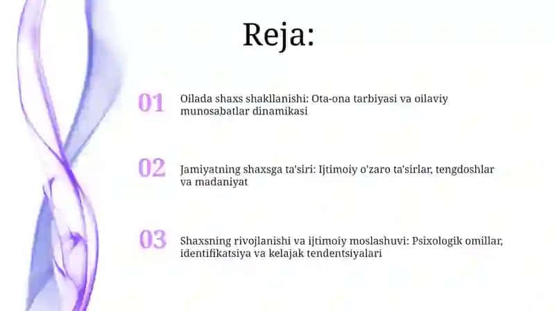 Shaxsning oila muhitidagi jamiyat munosabatlar 2