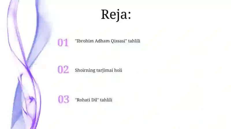 "Rohati Dil" va "Ibrohim Adham Qissasi" asarlari tahlili 2