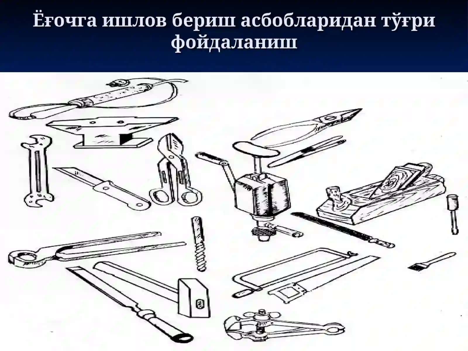 Ёғочга ишлов бериш асбобларидан тўғри фойдаланиш 2