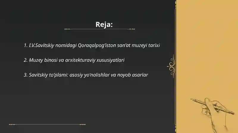I.V.Savitskiy nomidagi Qoraqalpogʻiston sanʼat muzeyi 2