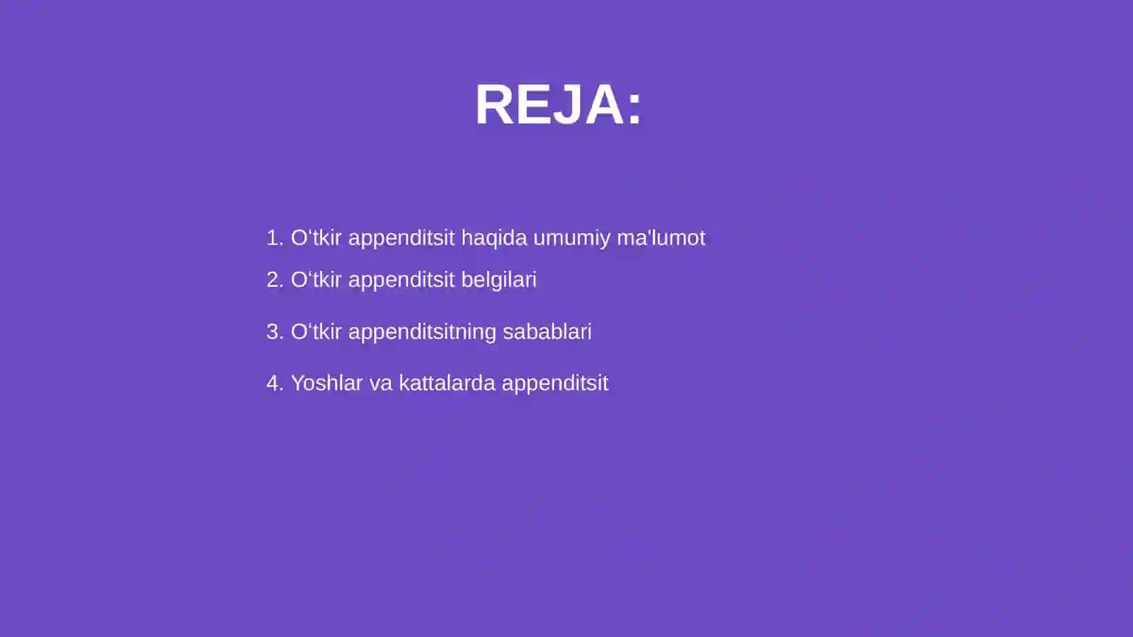 O'tkir appenditsit 2