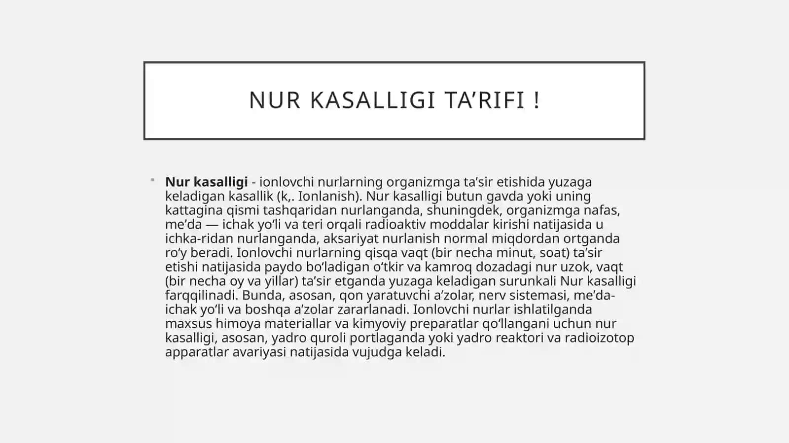Surunkali nur kasalligi 2
