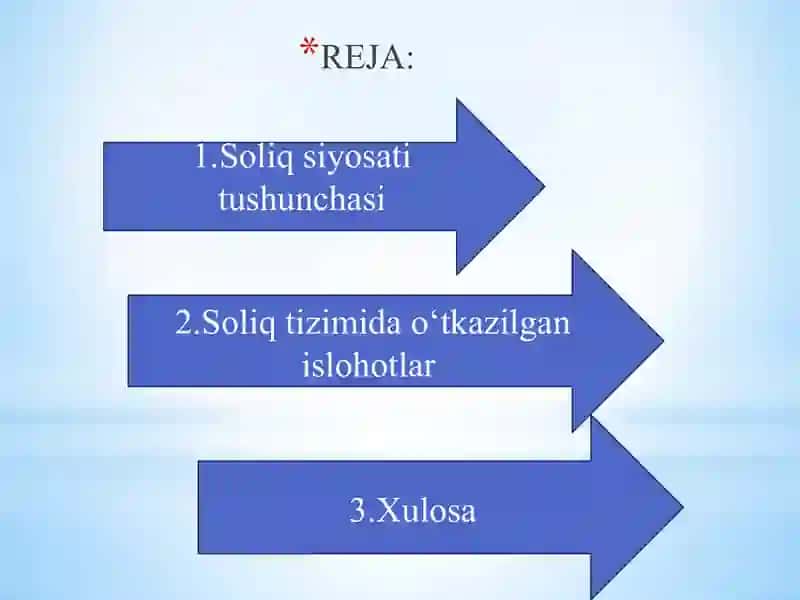 Mustaqillik yillarida soliq siyosati 2
