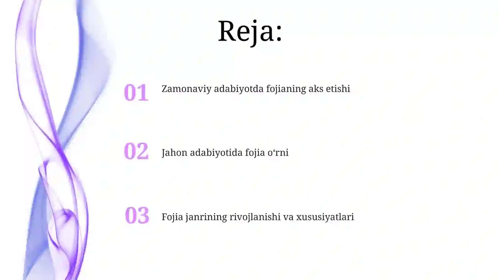 Jahon adabiyotida fojia o‘rni 2