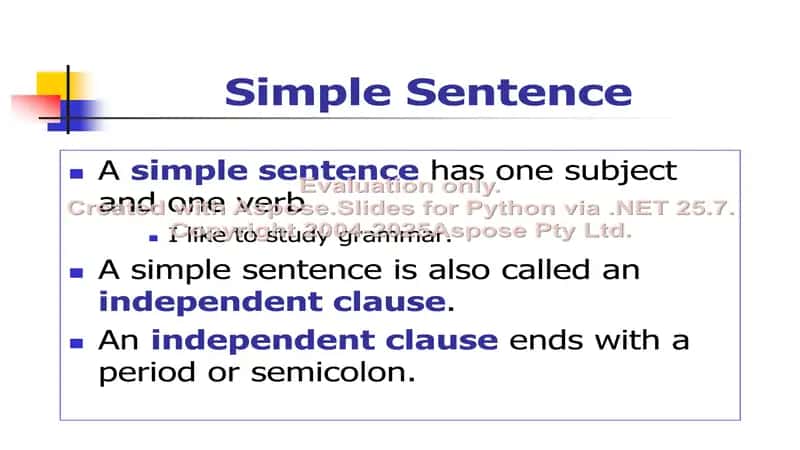 Complex Sentences 2