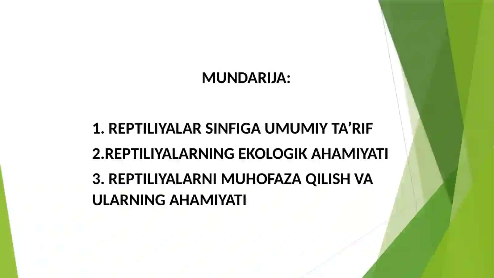 Reptiliyalarnimuhofazaqilishvaularningahamiyati 2
