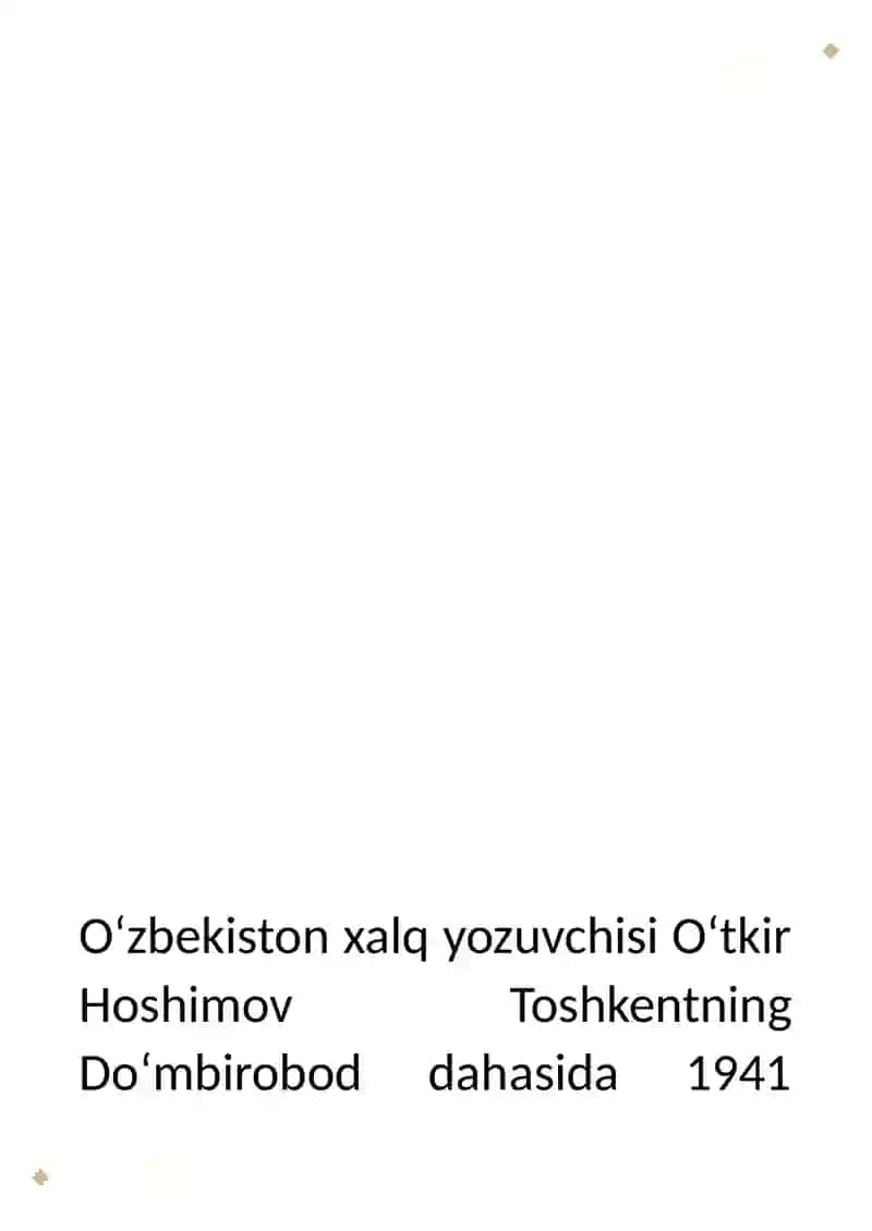 O‘tkir Hoshimov 2