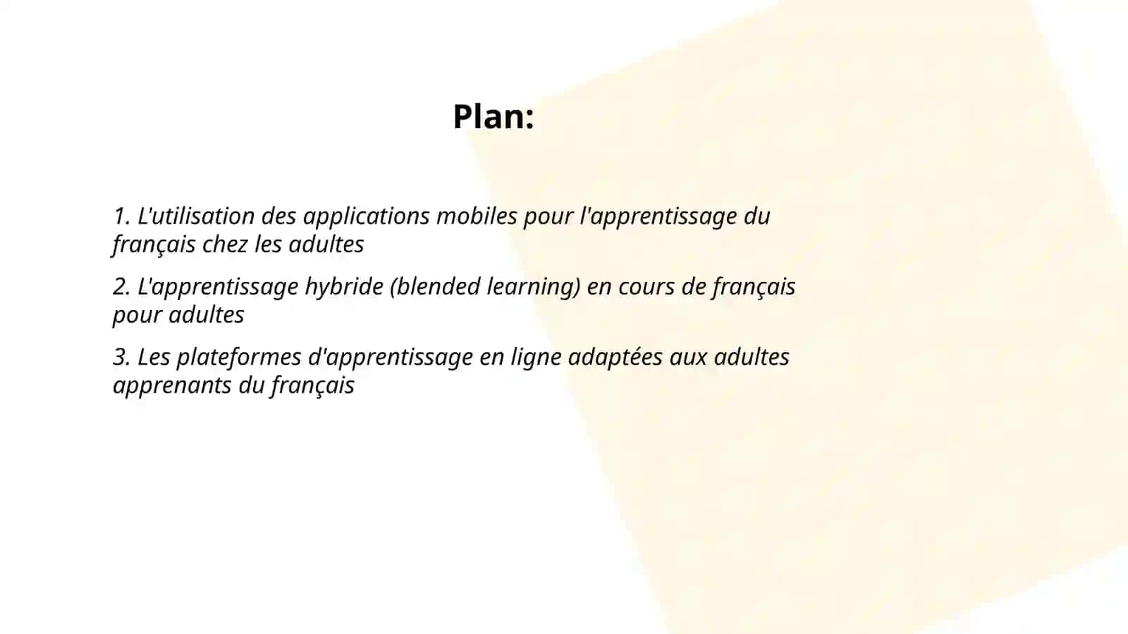 L'integration des technologies numeriques dans l'apprentissage du francais pour adultes 2