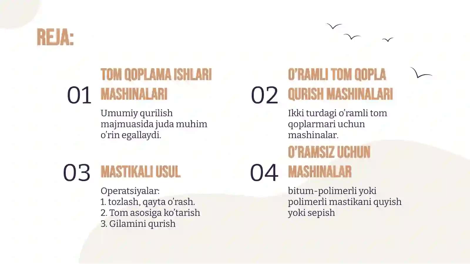 Tom qoplarini qurishuchunmashinalar 2