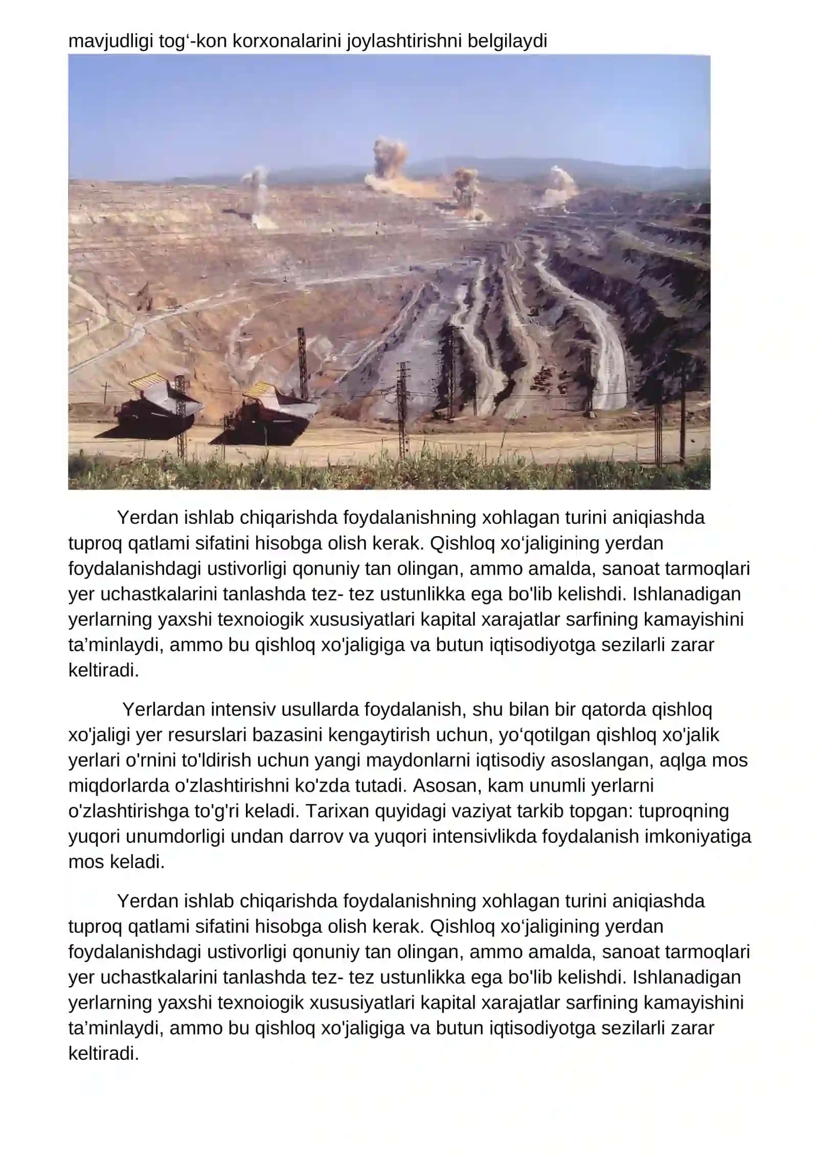 Yerlarni va atrof muhitni muhofaza qilish 2