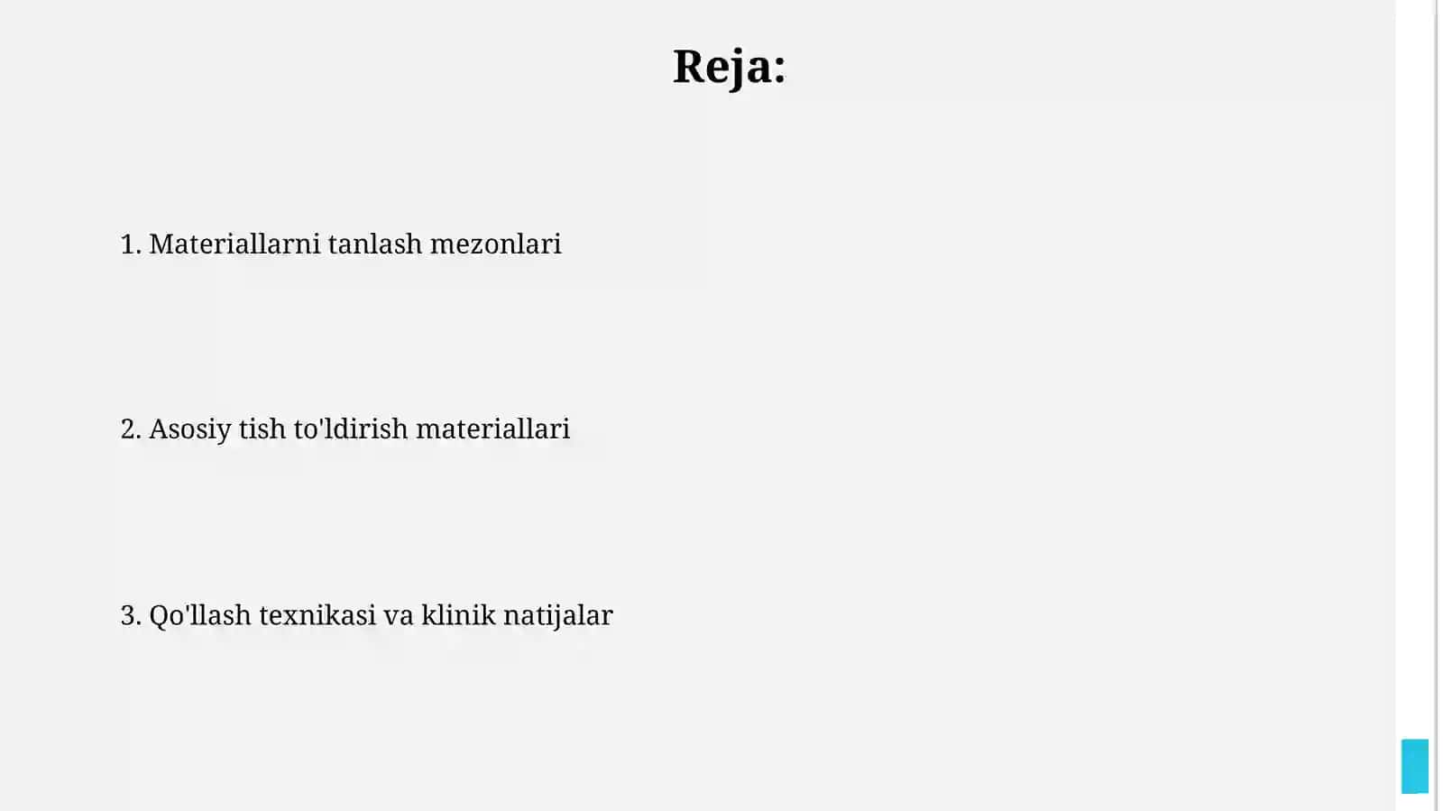 Stomatalogiyada birlamchi qattiq plomba ashyolari 2