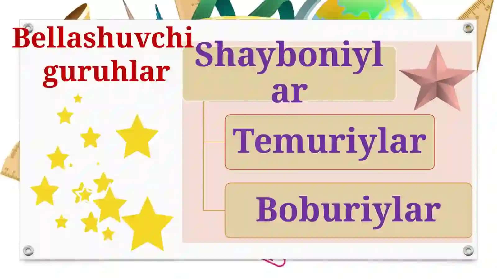 Buxoroxonligining tashqisiyosati 2