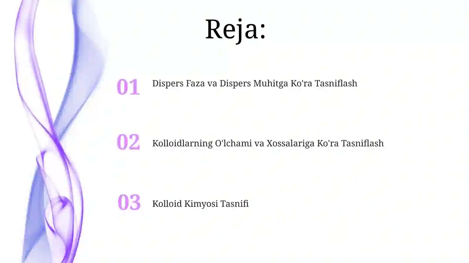 Kolloid Kimyosi Tasnifi 2