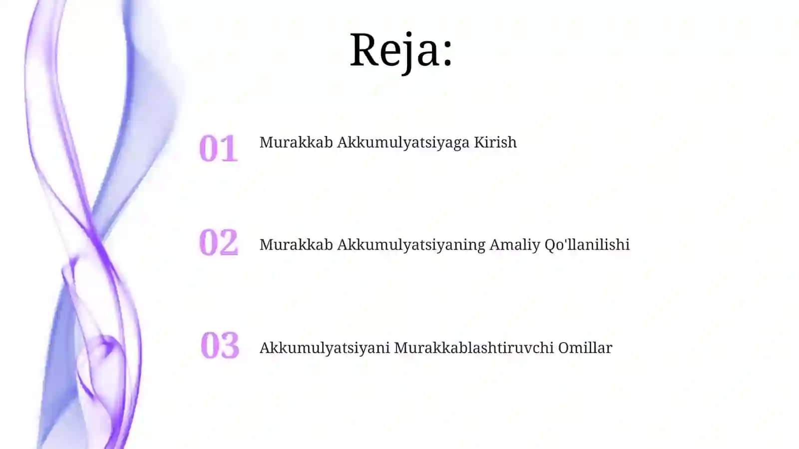 Aksiyalar bilan murakkab jamg'arish 2