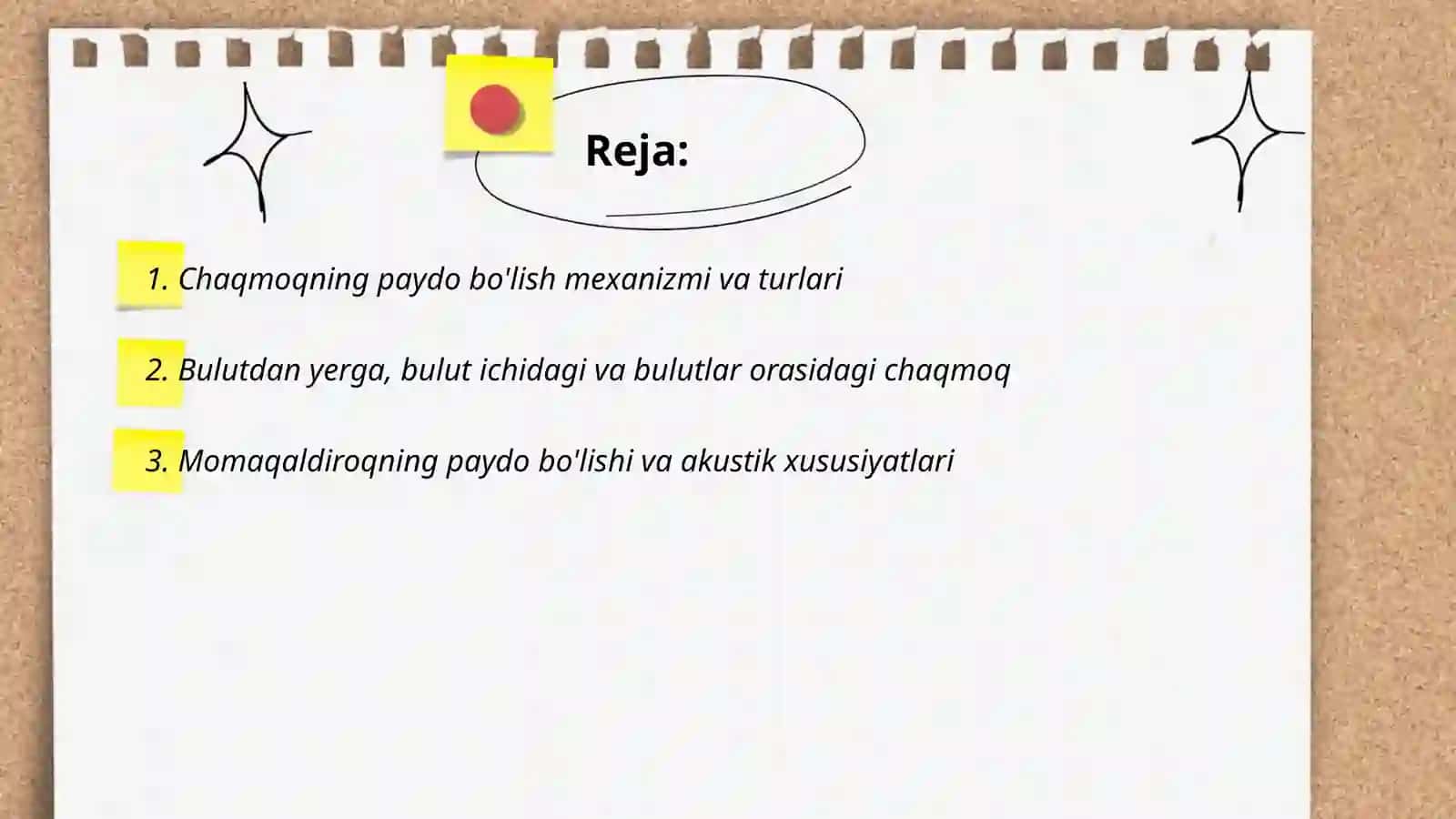 Tabiatdagi elektr hodisalar 2