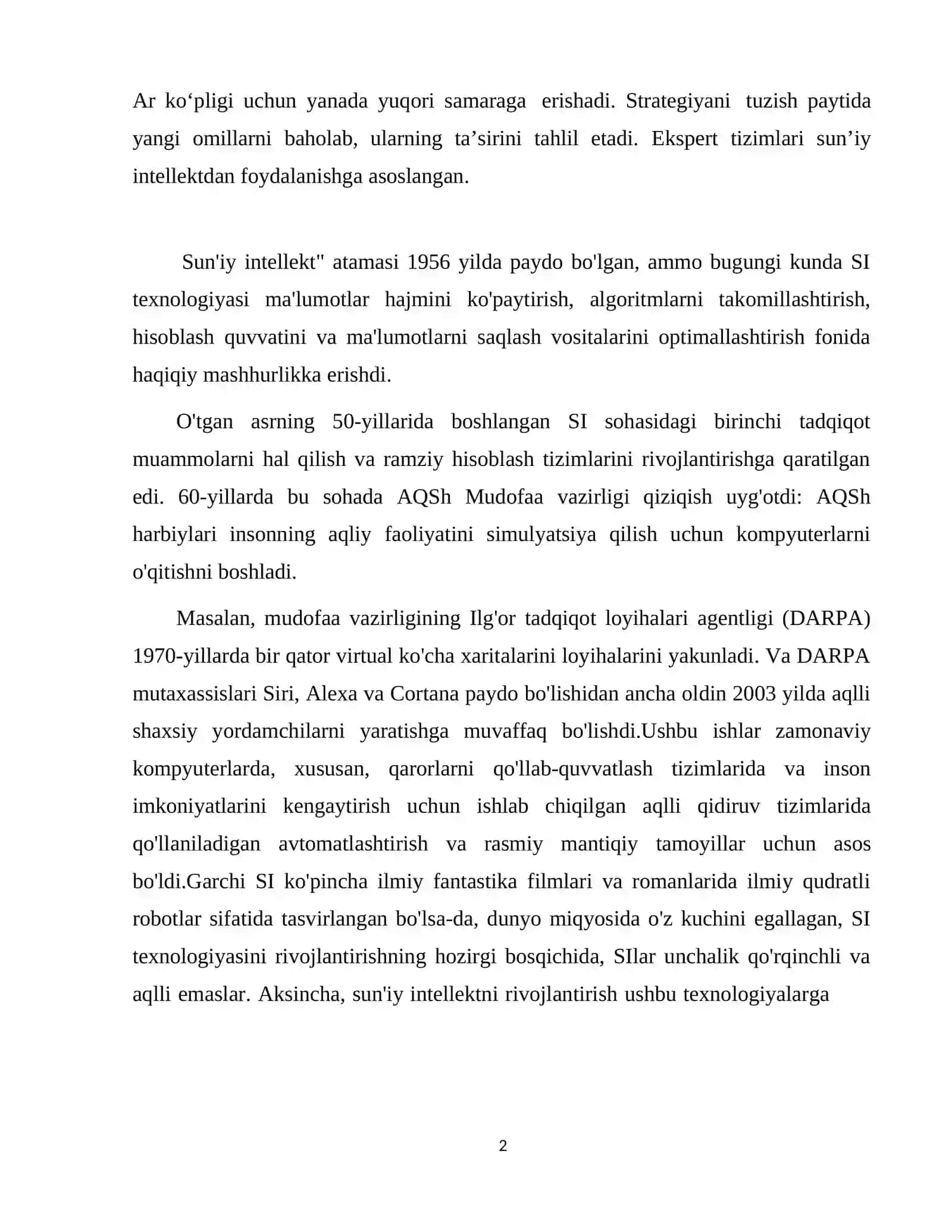 SUN'IY INTELLEKTGA ASOSLANGAN ENG YAXSHI VOSITALAR BILAN ISHLASH. KOMPYUTER GRAFIKASIDA SUN’IY INTELLEKTNI QO’LLASH (LOGOTIP, INFOGRAFIKA). 2