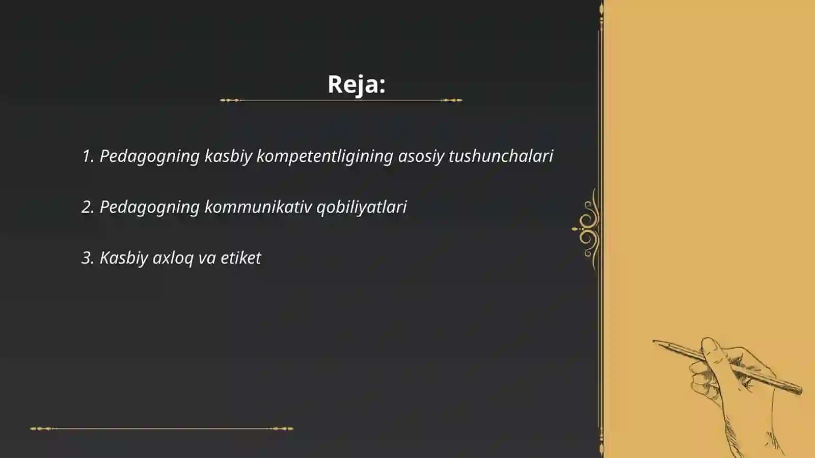 Pedagogning kasbiy komponentlik va unga xos sifatlari 2