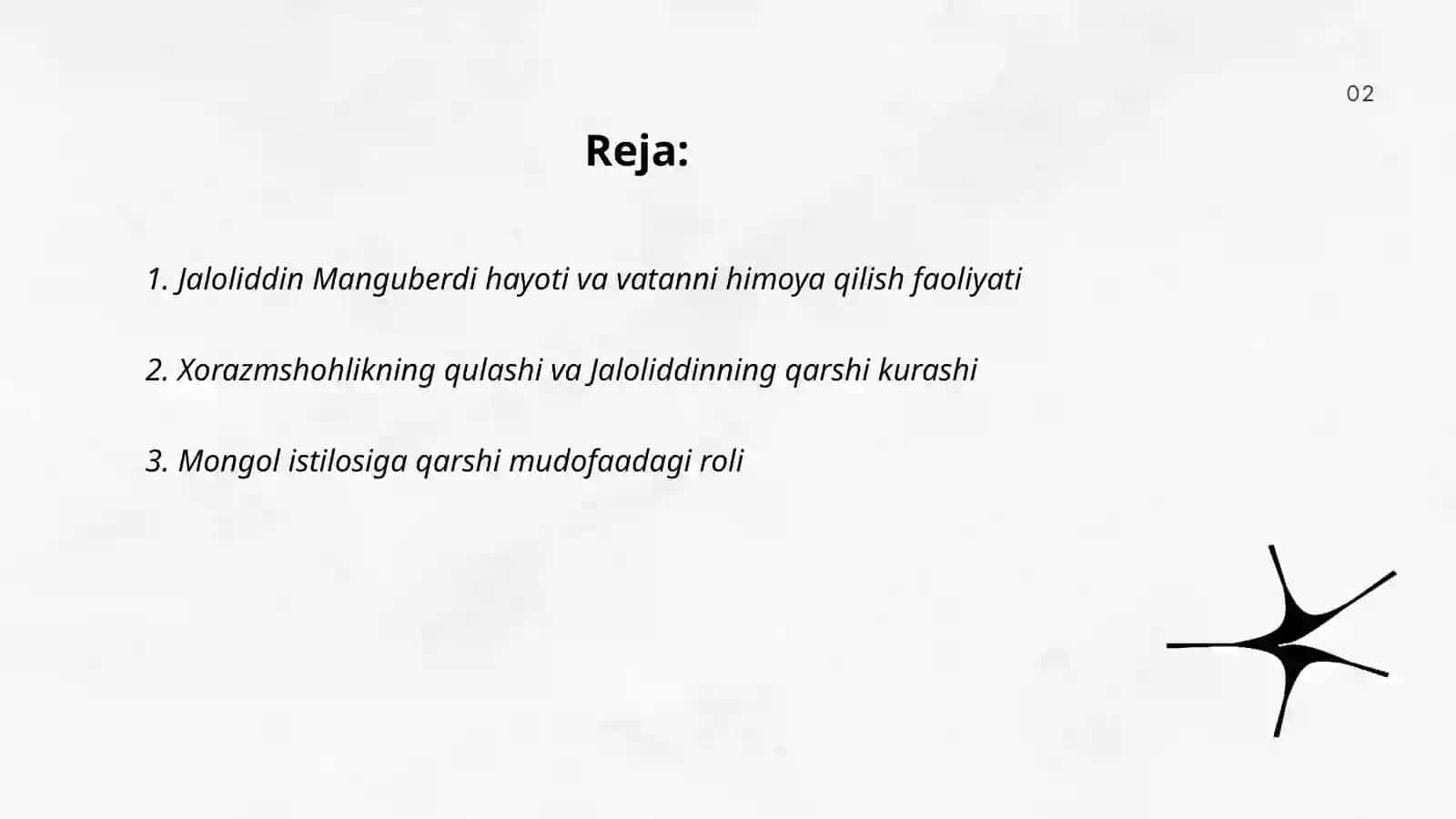 Jaloliddin Manguberdi vatan himoyachisi 2