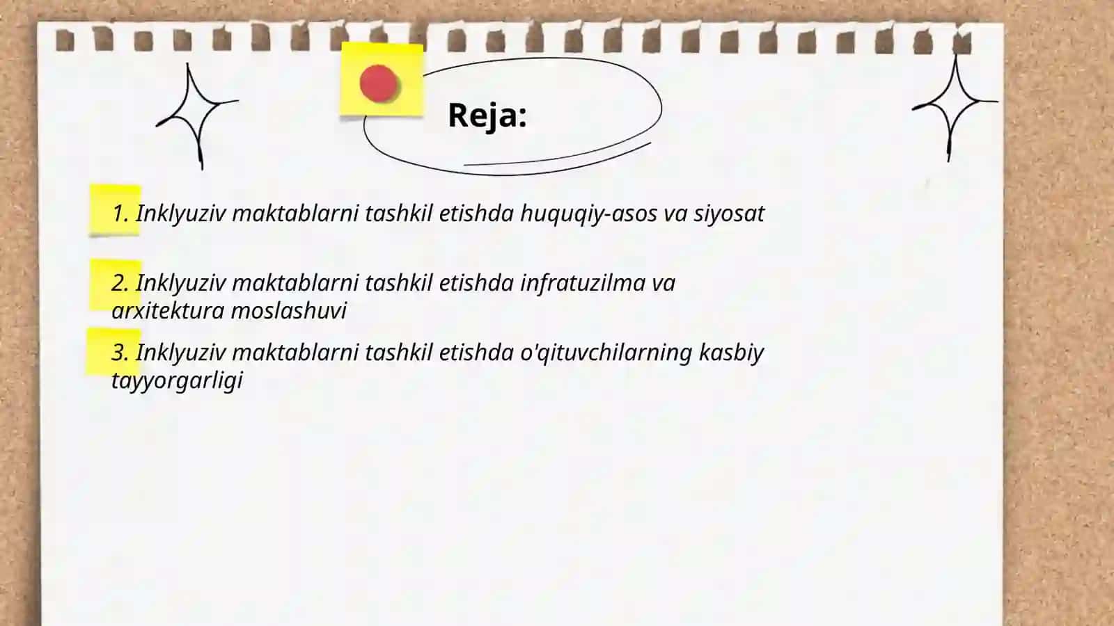 Inklyuziv maktablarni tashkil etish 2
