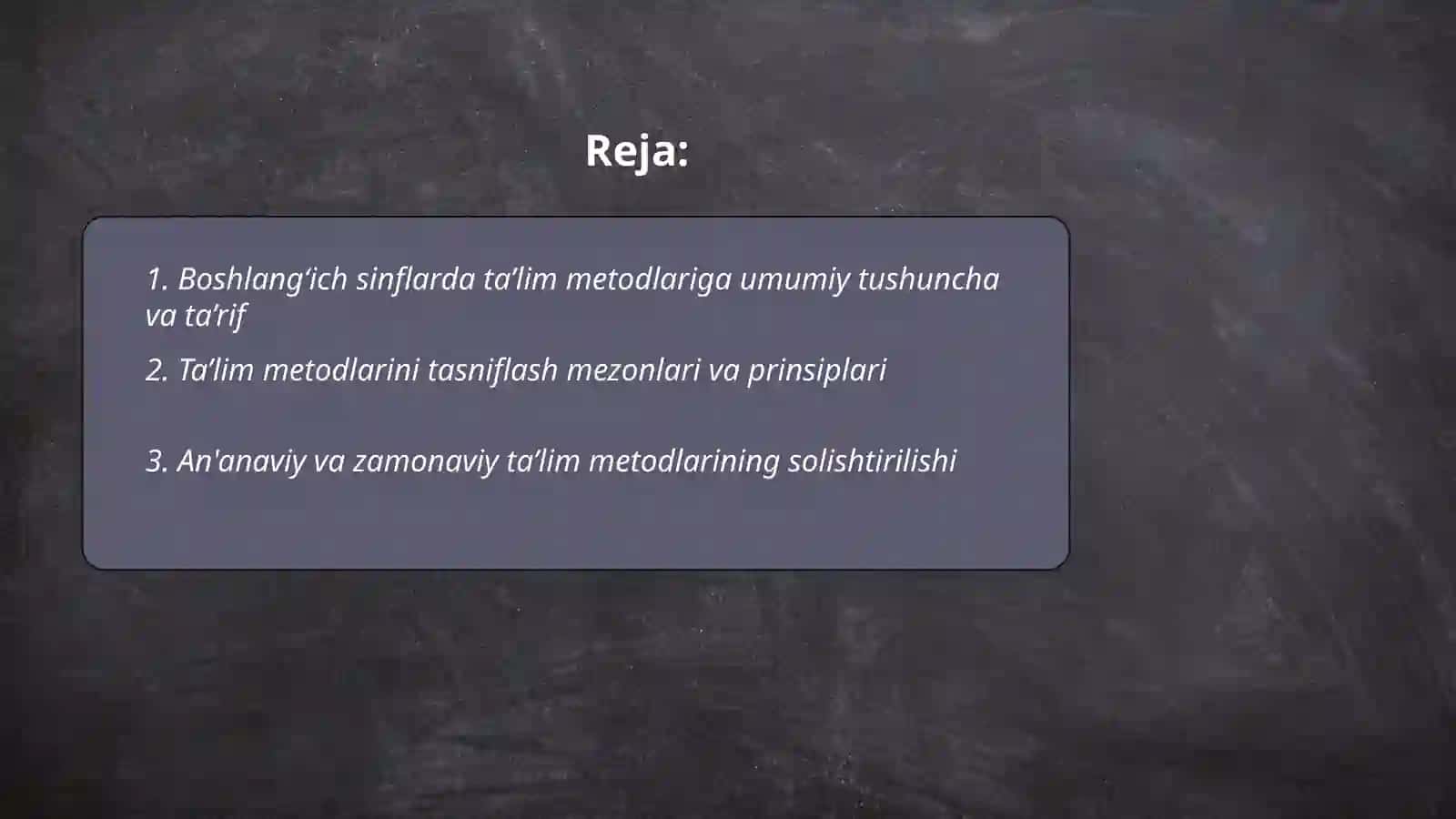 Boshlang‘ich sinflarda ta’lim metodlari va ularning tasnifi 2