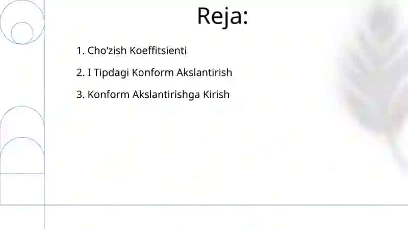Choʻzish Koeffitsienti 2