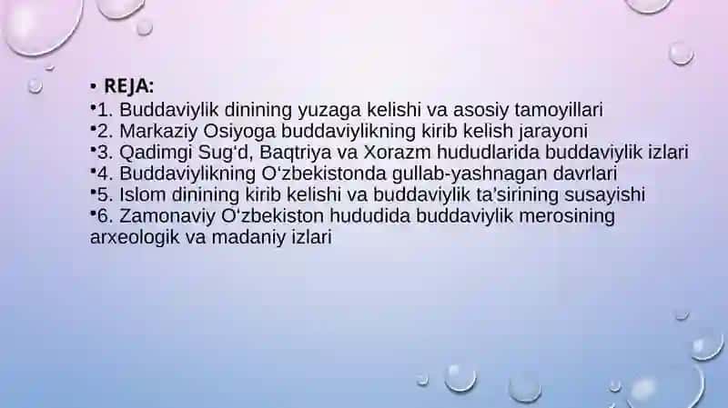 O’zbekistonda buddaviylik dinining tarixiy ildizlari 2