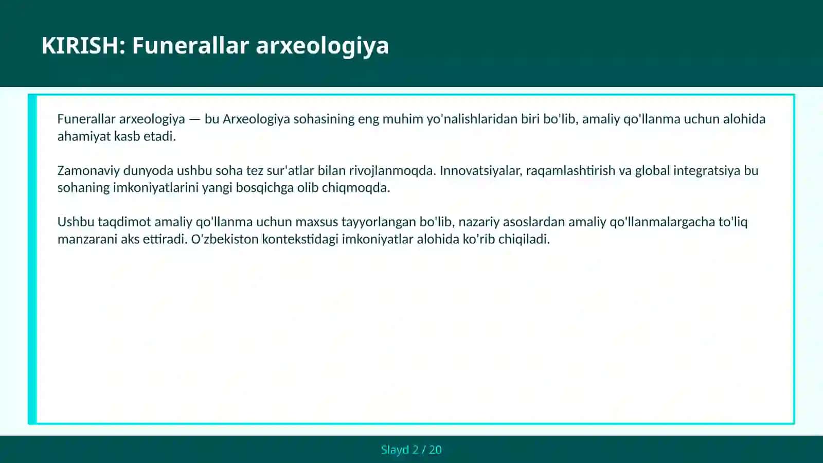 Funerallar arxeologiya 2