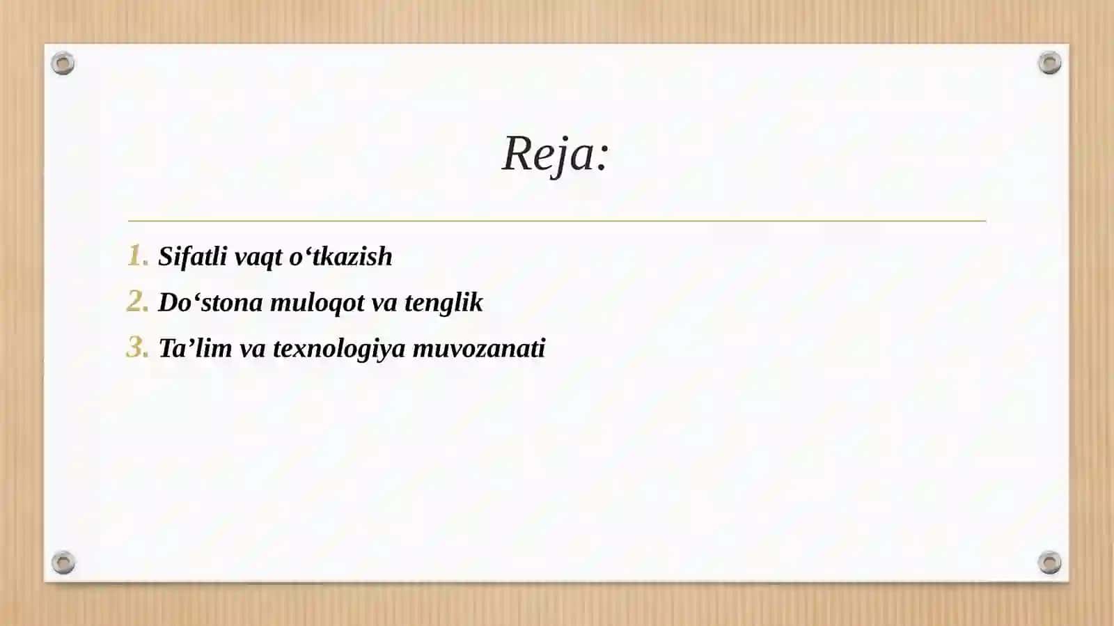 Zamonaviy oila tarbiyasini yaxshilash yo‘llari 2