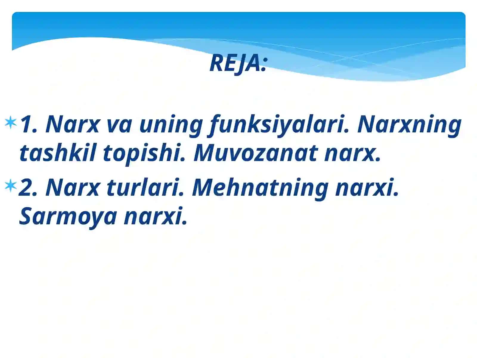 Raqobat va narxlarning shakllanishi 2