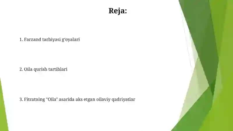 Fitratning "Oila" asarida aks etgan oilaviy qadriyatlar 2