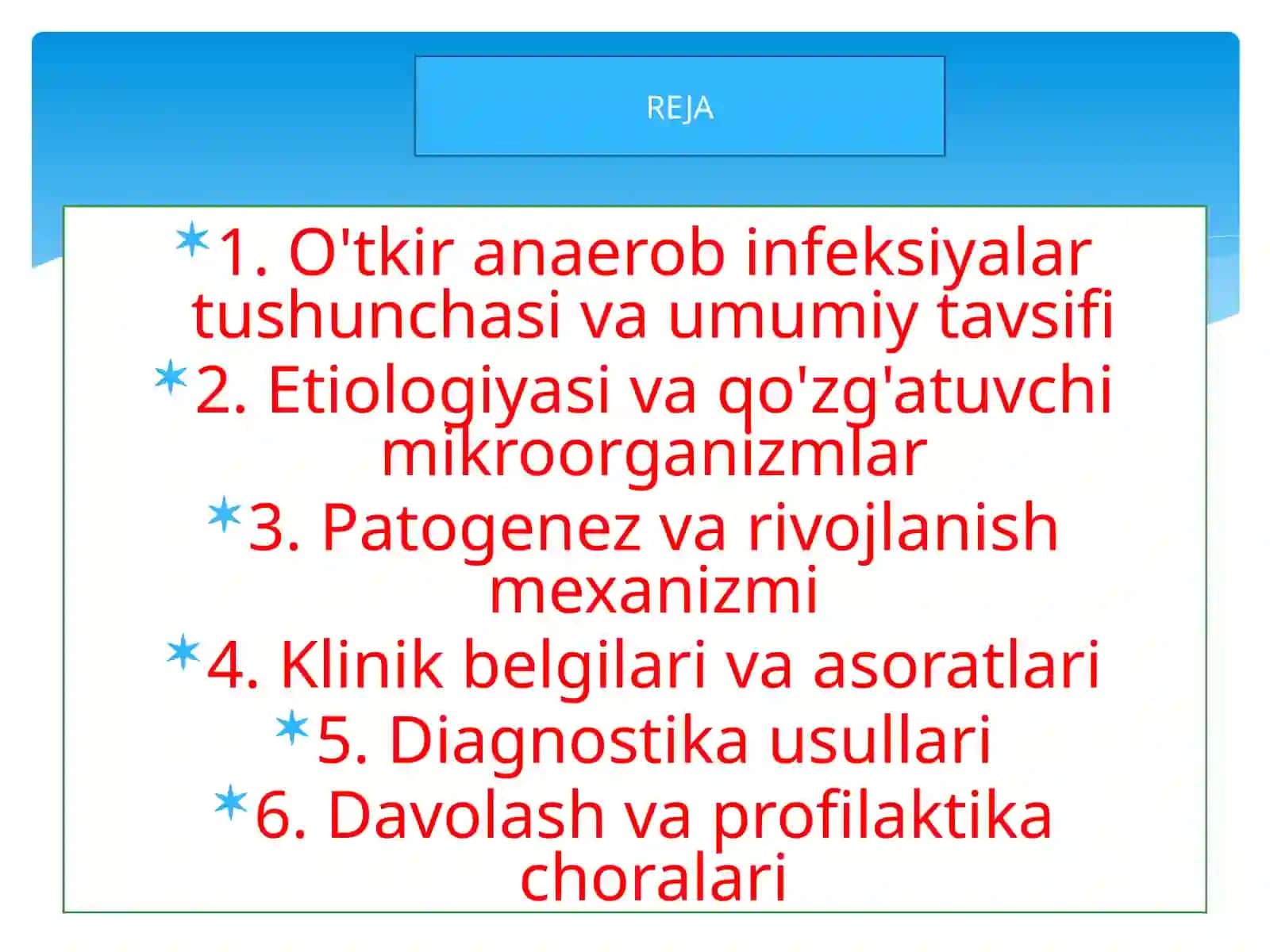 O’tkiranaerob infeksiyalar 2