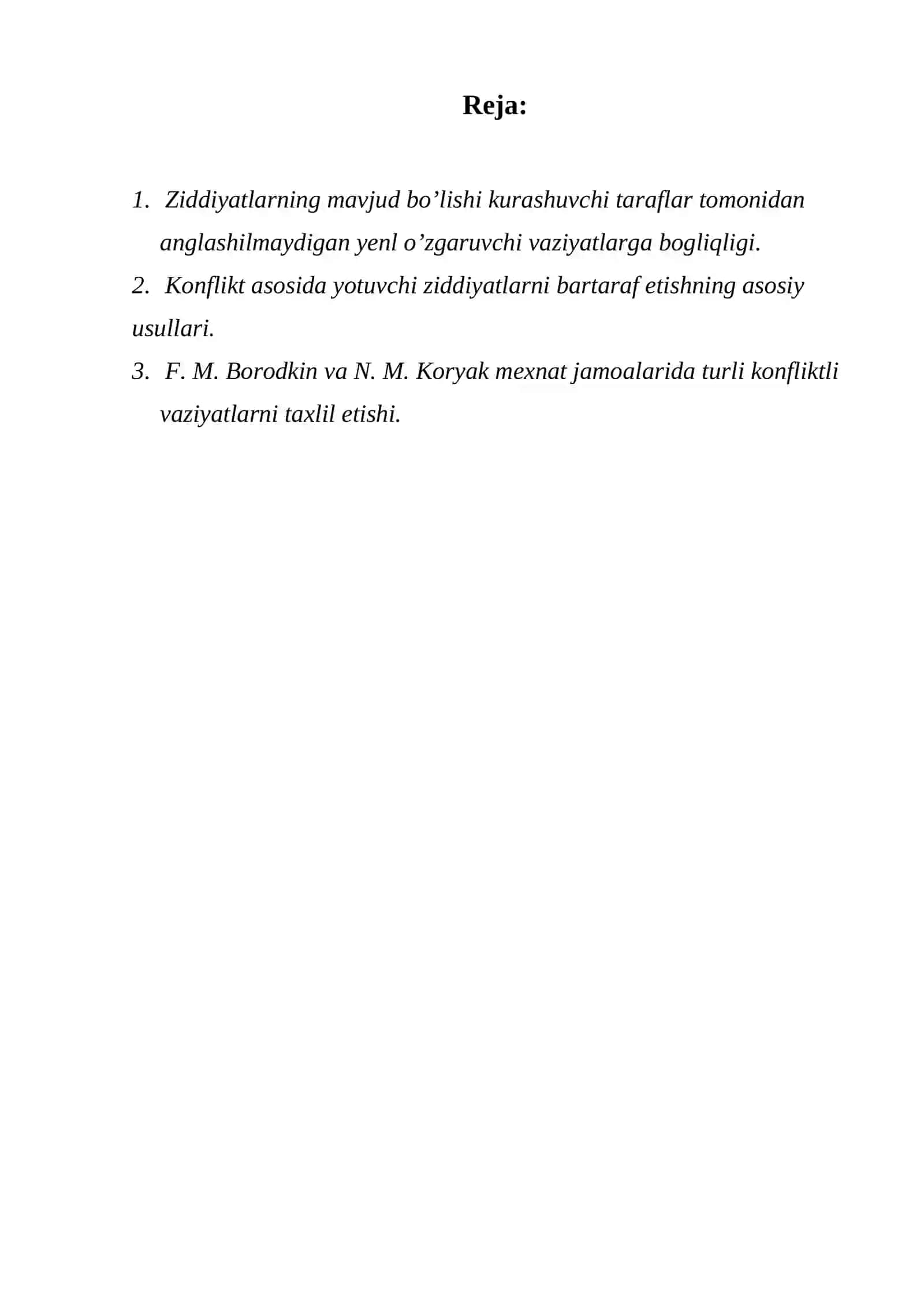 Ziddiyatlarni bartaraf etishda rahbar obrusining ahamiyati 2
