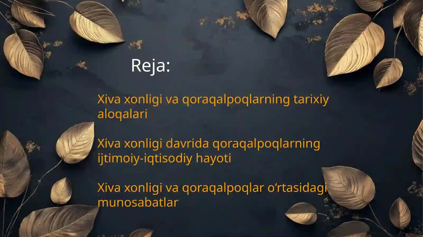 Xorazm xonligi va Qoraqalpoqlar 2