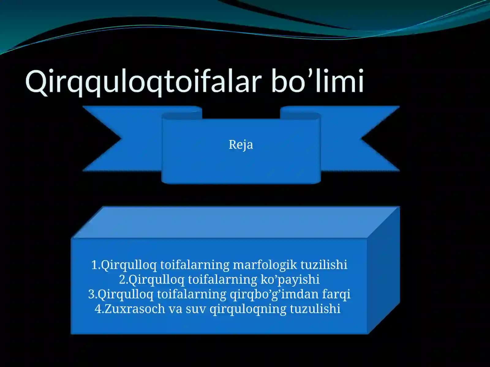 Tabiiy fanlar fakulteti Biologiya yo'nalishi 2
