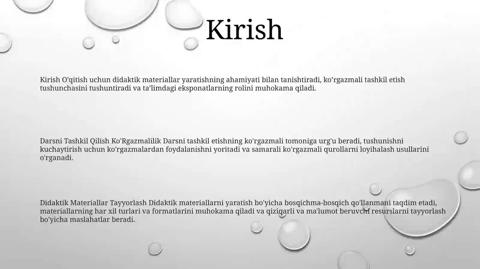 Darsni Tashkil Qilish Ko'Rgazmalilik Hamda Didaktik Materiallar Tayyorlash 2