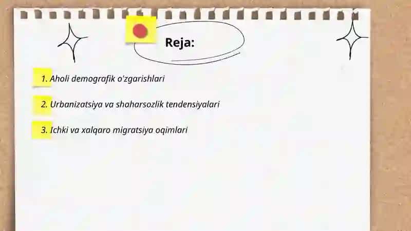O'zbekiston Respublikasidagi ijtimoiy o'zgarishlar 2