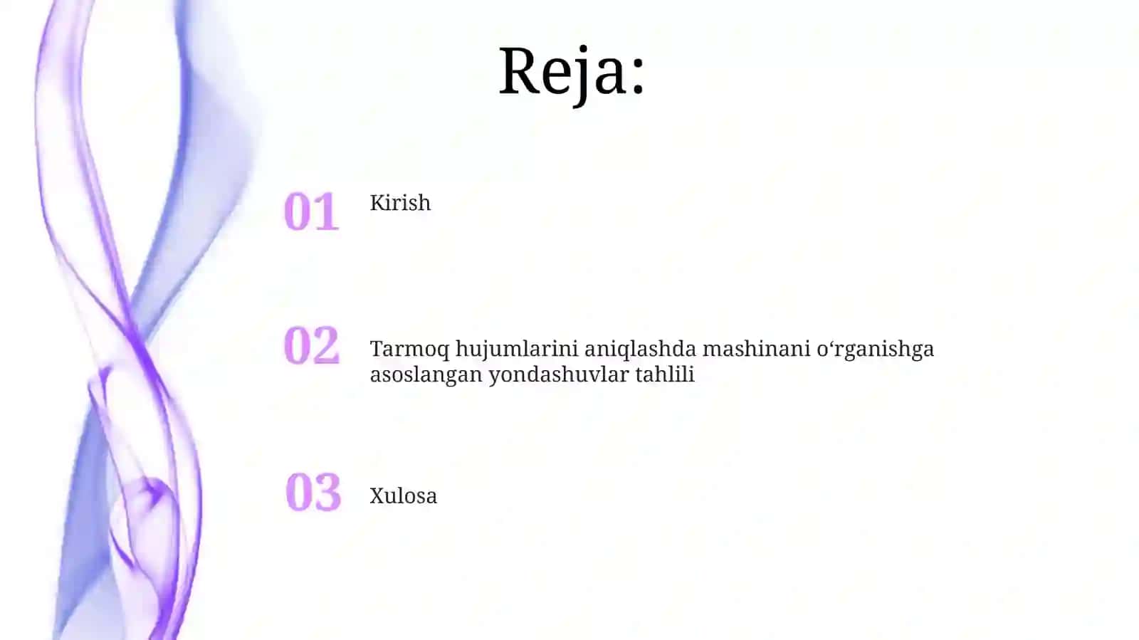 Tarmoq hujumlarini aniqlash usul va algoritmlari 2