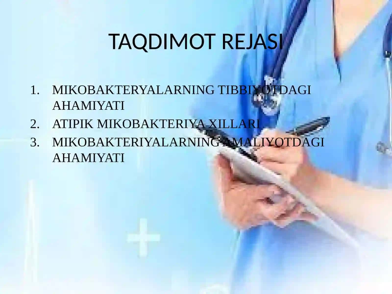 ATIPIK MIKOBAKTERUYALAR VA ULARNI AMALIYOTDAGI AHAMIYATI 2