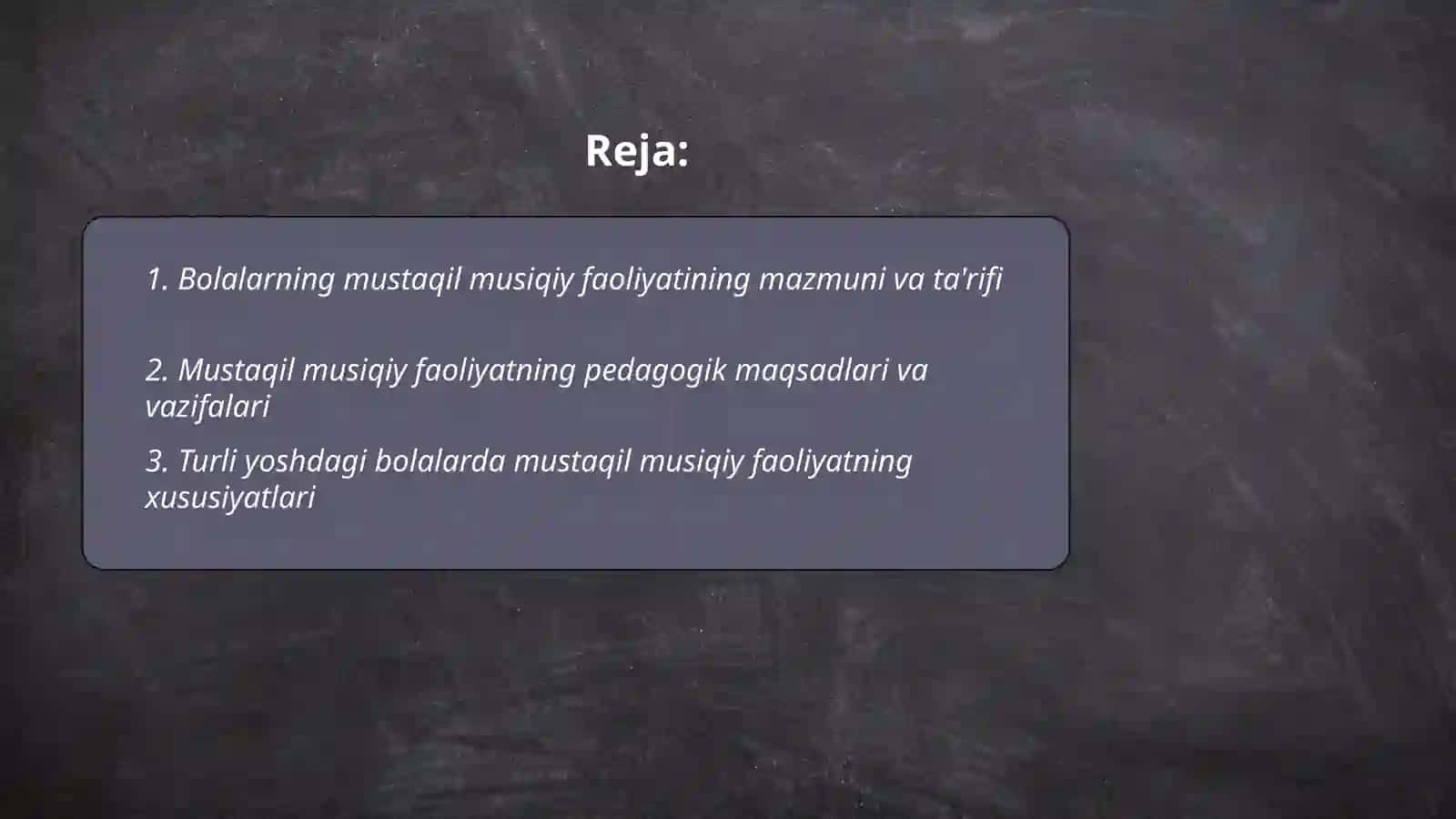 Bolalarning mustaqil musiqiy faoliyati mazmuni va ahamiyati,unga rahbarlik qilish 2
