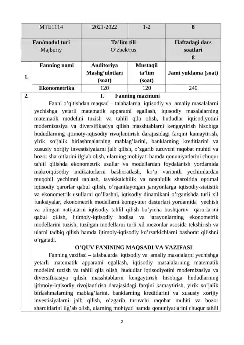 EKONOMETRIKA 2