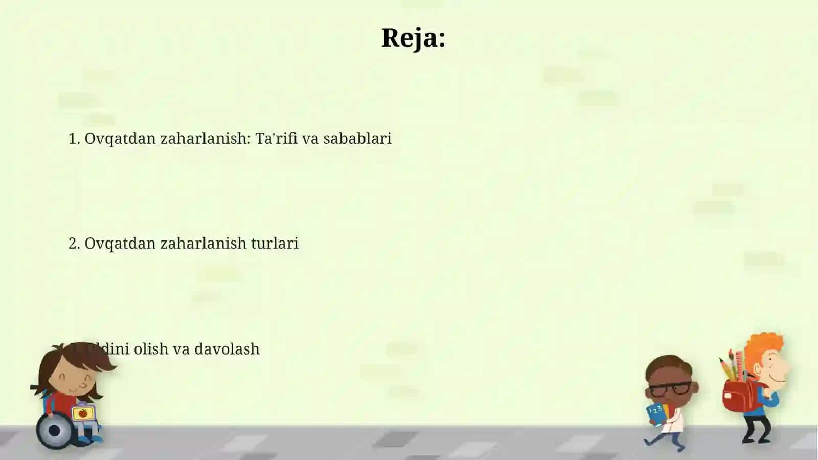 Ovqatdan zaharlanish: Ta'rifi va sabablari 2