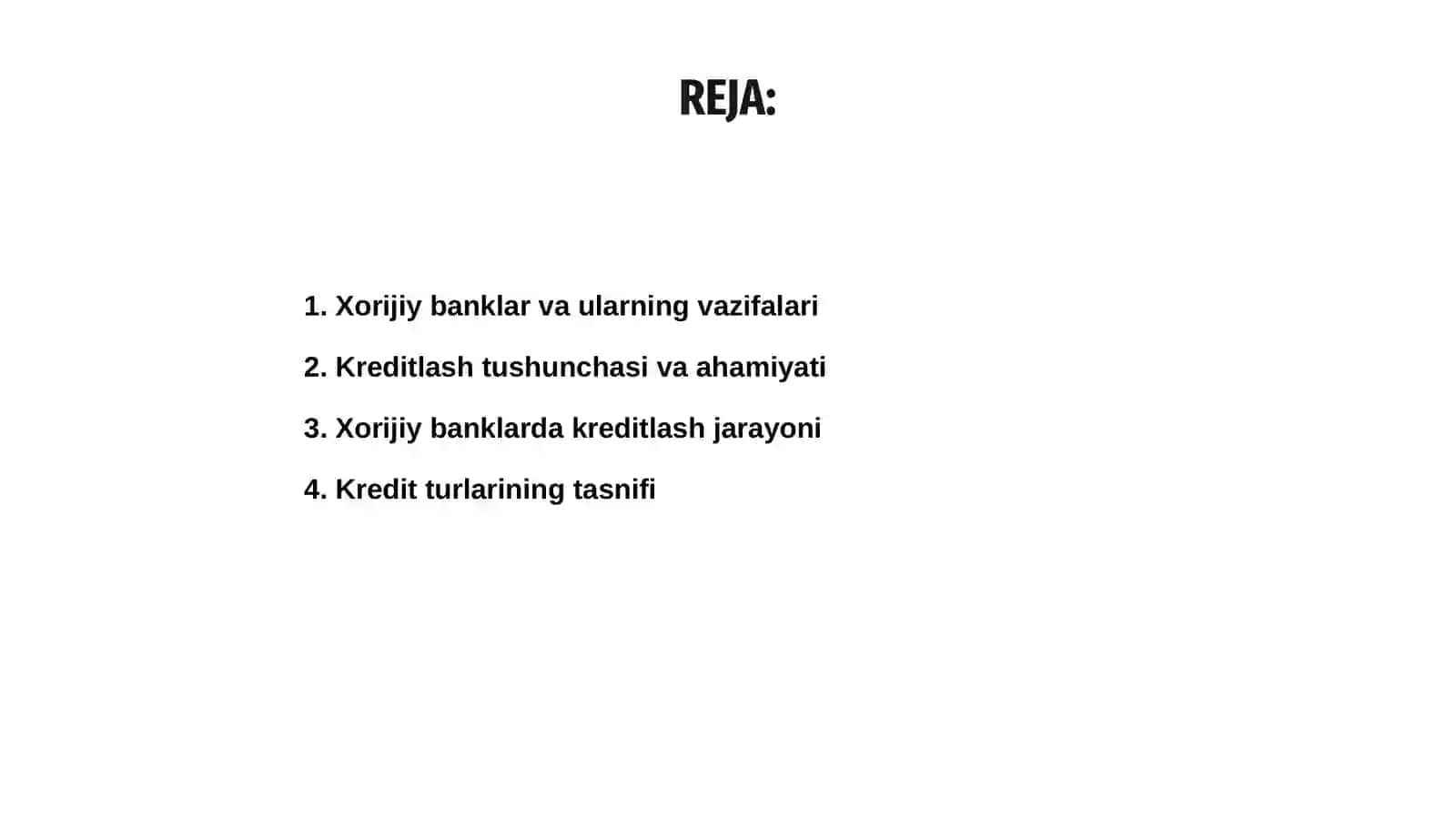 Xorijiy banklarda kreditlash va ularning turlari 2